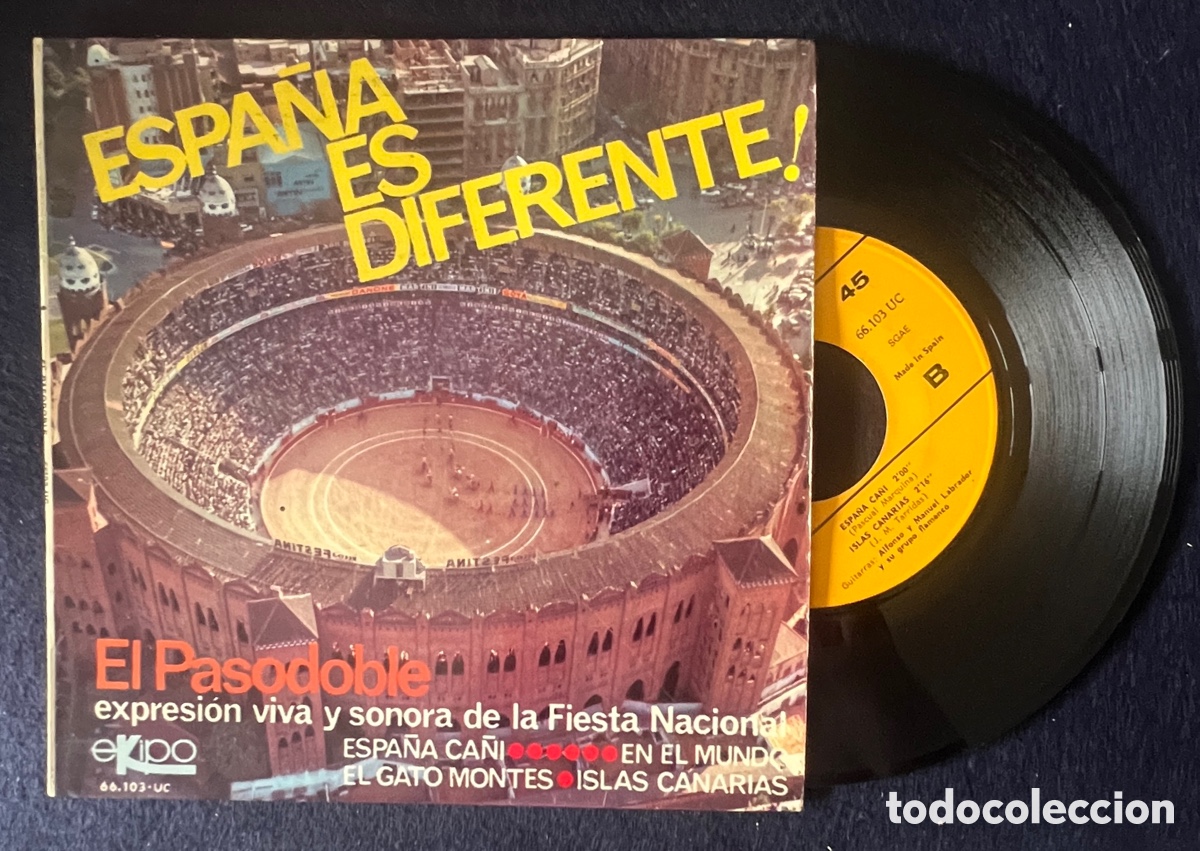 Discos de vinilo: El Pasodoble - Espa&ntilde;a es diferente - Foto 1