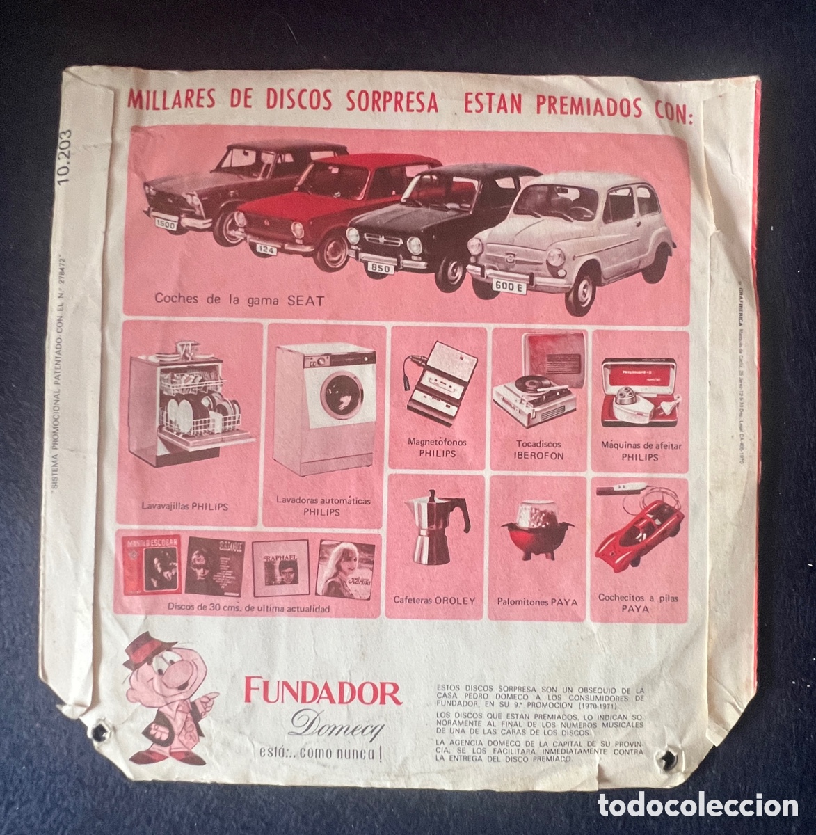 Discos de vinilo: Vinilo Banda Borracha Luis Aguile - Foto 2