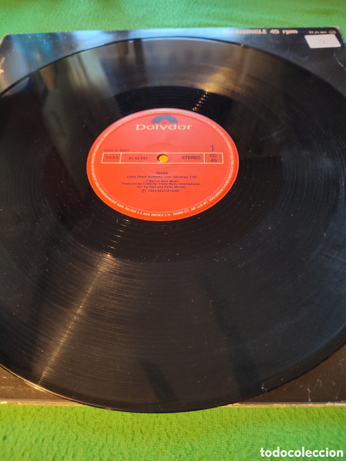 Discos de vinilo: Tracks - Long Train Running Maxi single - Foto 2