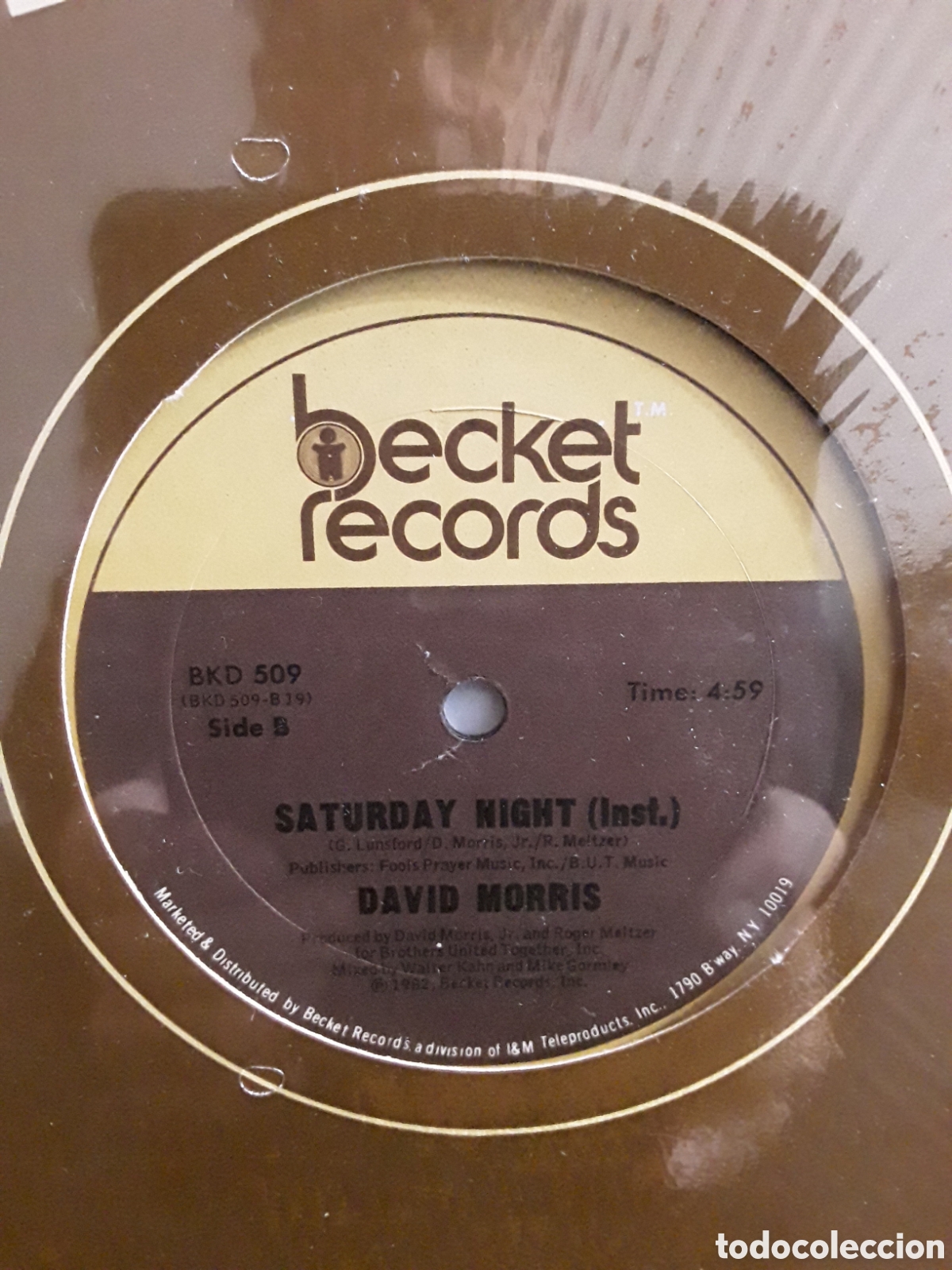 Discos de vinilo: David Morris &lrm;&ndash; Saturday Night - Foto 2