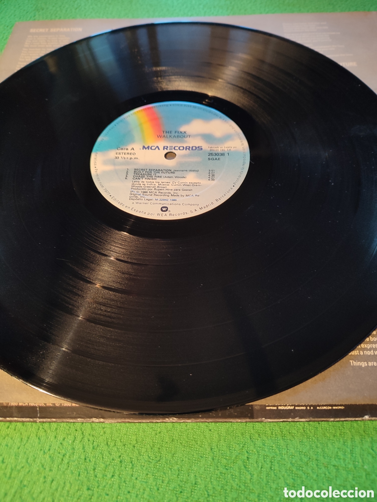 Discos de vinilo: The Fixx - Walkabout vinilo Lp 1986 - Foto 3