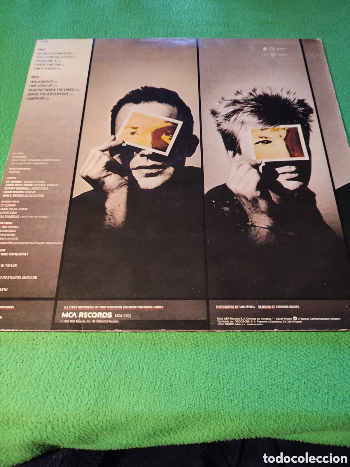 Discos de vinilo: The Fixx - Walkabout vinilo Lp 1986 - Foto 4