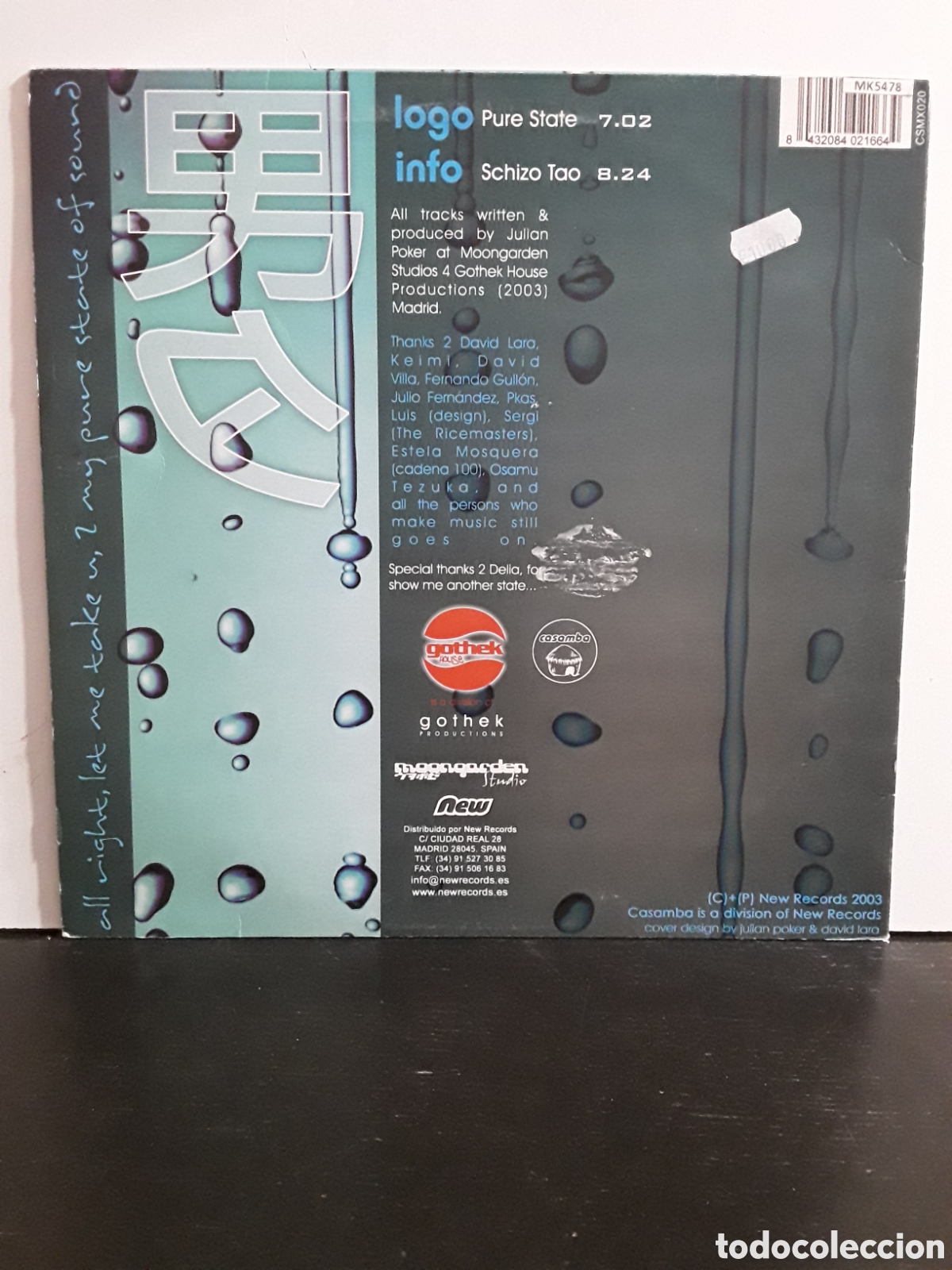 Discos de vinilo: The Dark Tribe Orchestra &lrm;&ndash; Pure State - Foto 2