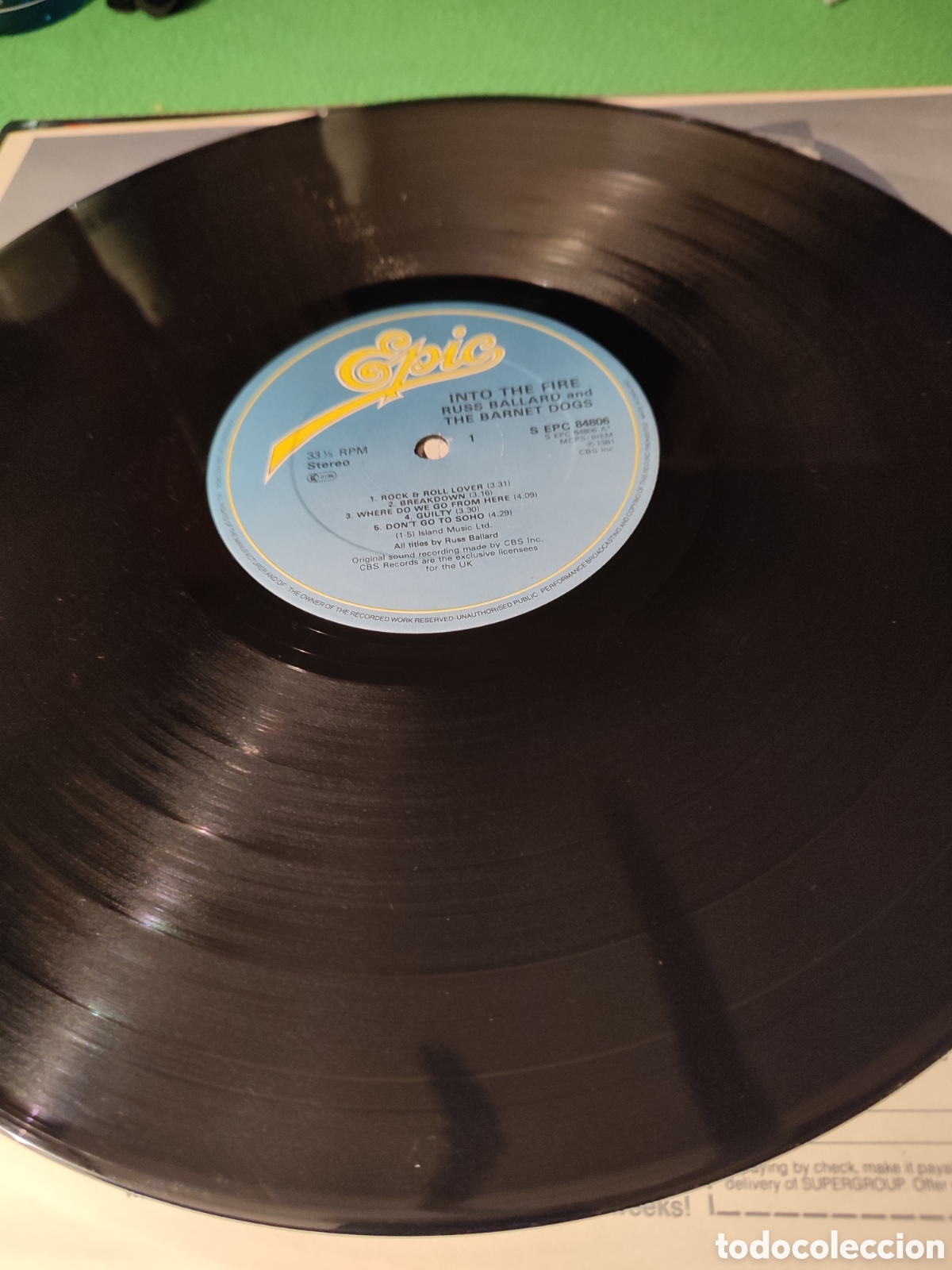Discos de vinilo: Russ Ballard - Into the fire vinilo Lp - Foto 3