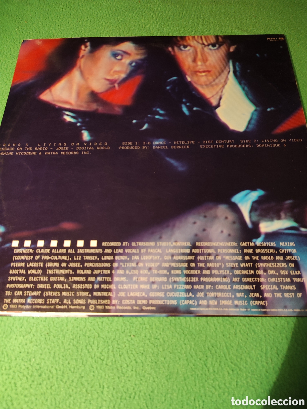 Discos de vinilo: Trans X - Living on video vinilo Lp - Foto 2