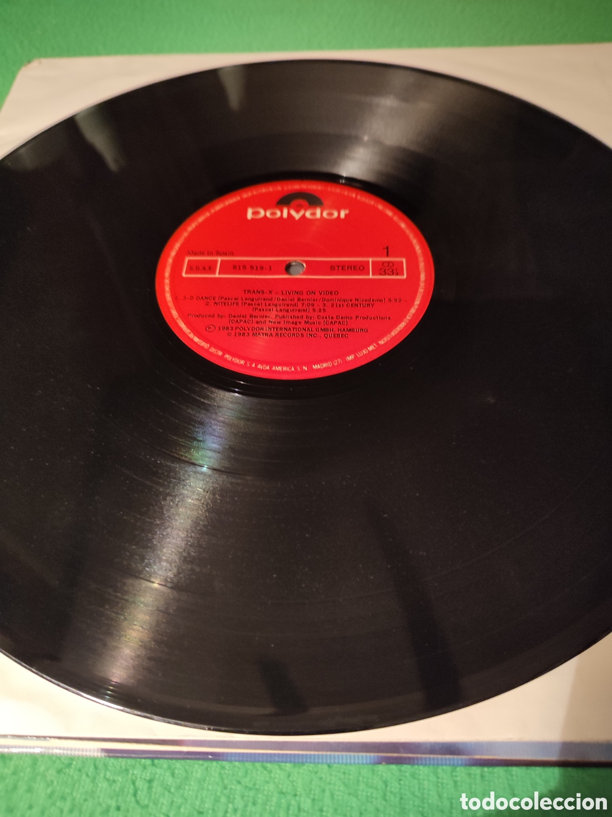 Discos de vinilo: Trans X - Living on video vinilo Lp - Foto 3