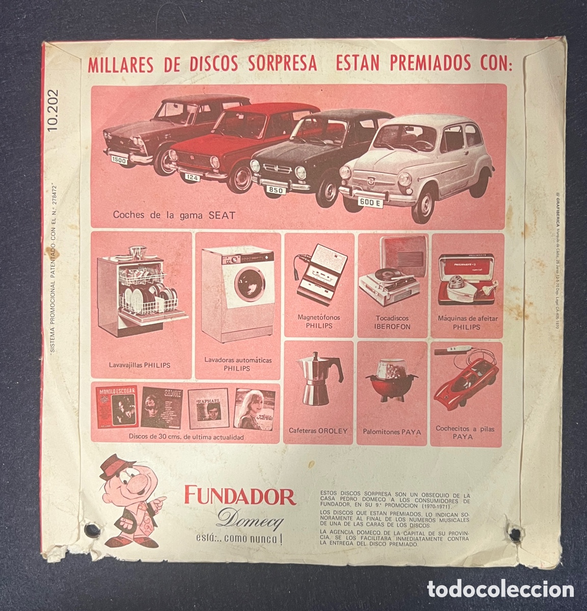 Discos de vinilo: Vinilo Banda Borracha Luis Aguile - Foto 2