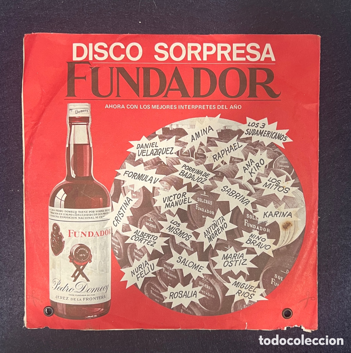 Discos de vinilo: Vinilo Banda Borracha Luis Aguile - Foto 1