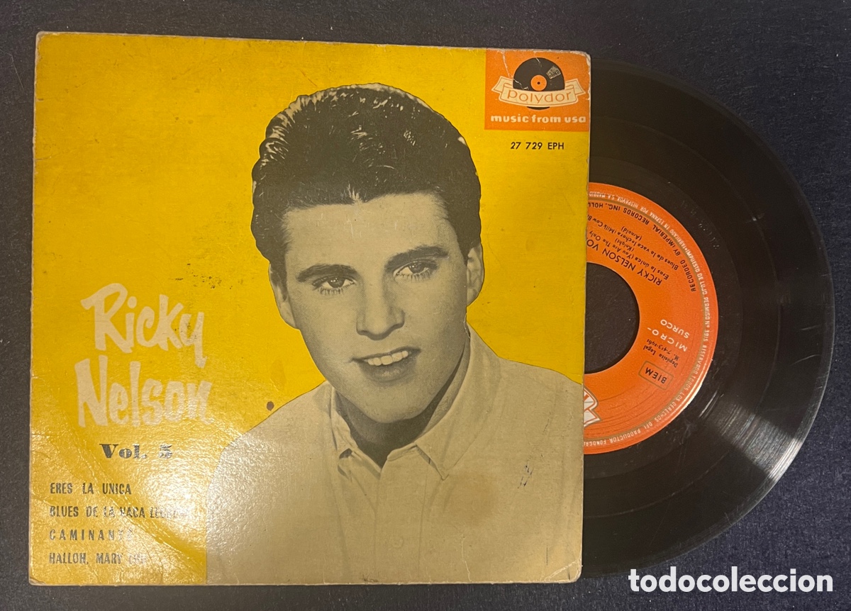 Discos de vinilo: RICKY NELSON - Vol. 5 - EP 1961 - POLYDOR - Foto 1