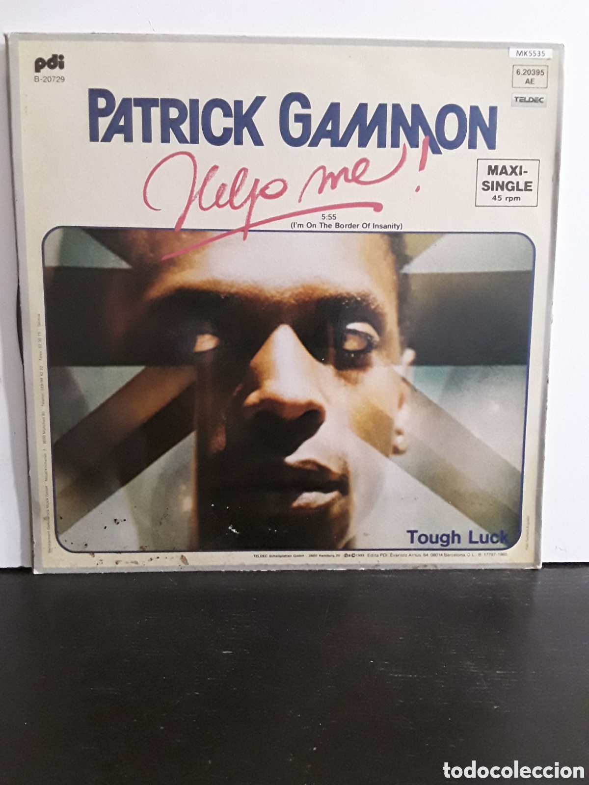 Discos de vinilo: Patrick Gammon &lrm;&ndash; Help Me! / Tough Luck - Foto 2