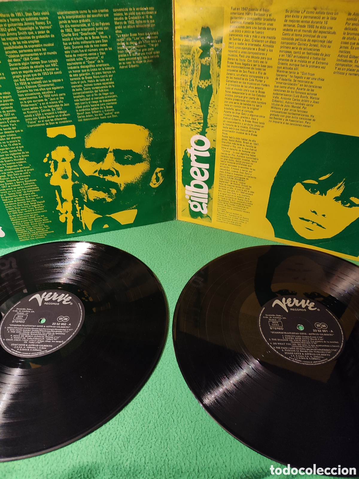 Discos de vinilo: Stan Getz & Astrud Gilberto - Starpotrait 2 Lps - Foto 2