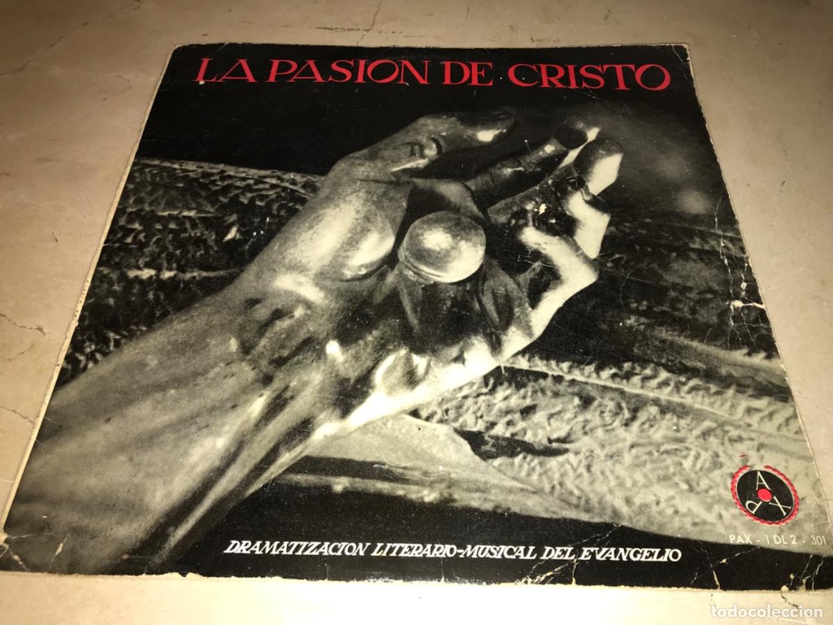 Dischi in vinile: LA PASION DE CRISTO-DRAMATIZACION LITERARIO MUSICAL DEL EVANGELIO-ORIGINAL 1959