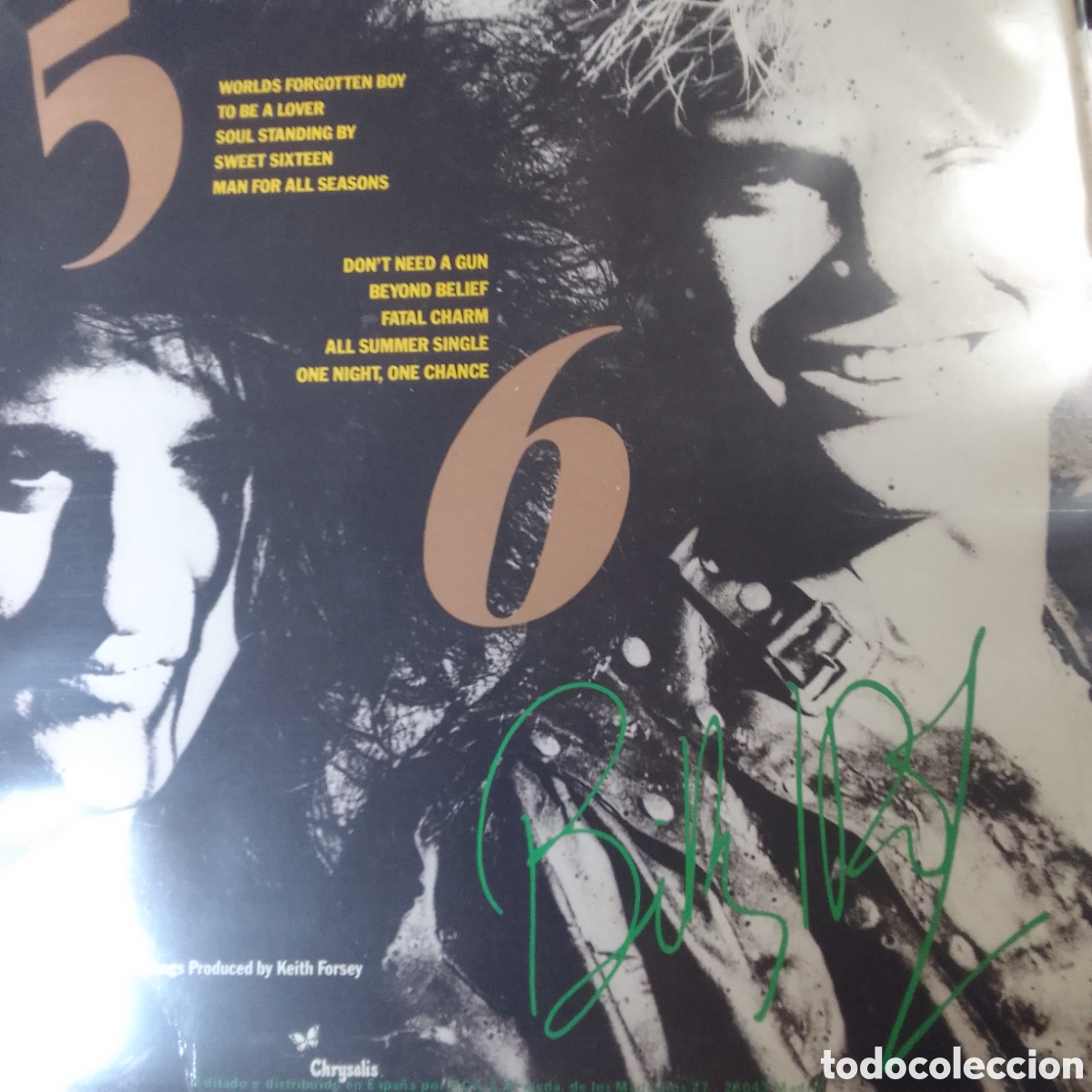Discos de vinilo: Billy Idol Whisplash Smile - Foto 2