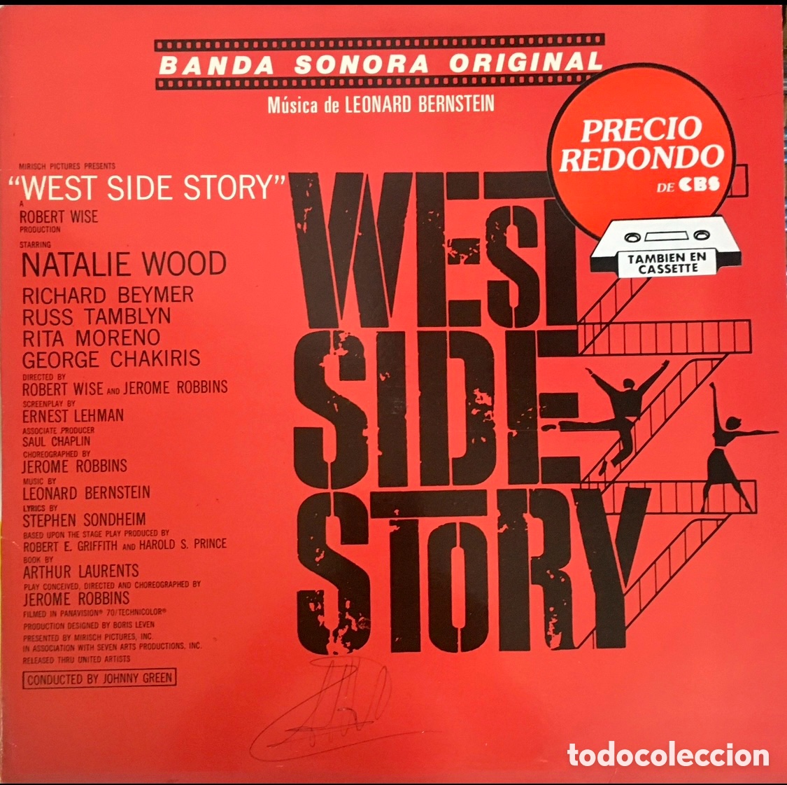 Discos de vinilo: Disco Vinilo LP. BSO. &ldquo;West Side Story&rdquo;. 1966. - Foto 1