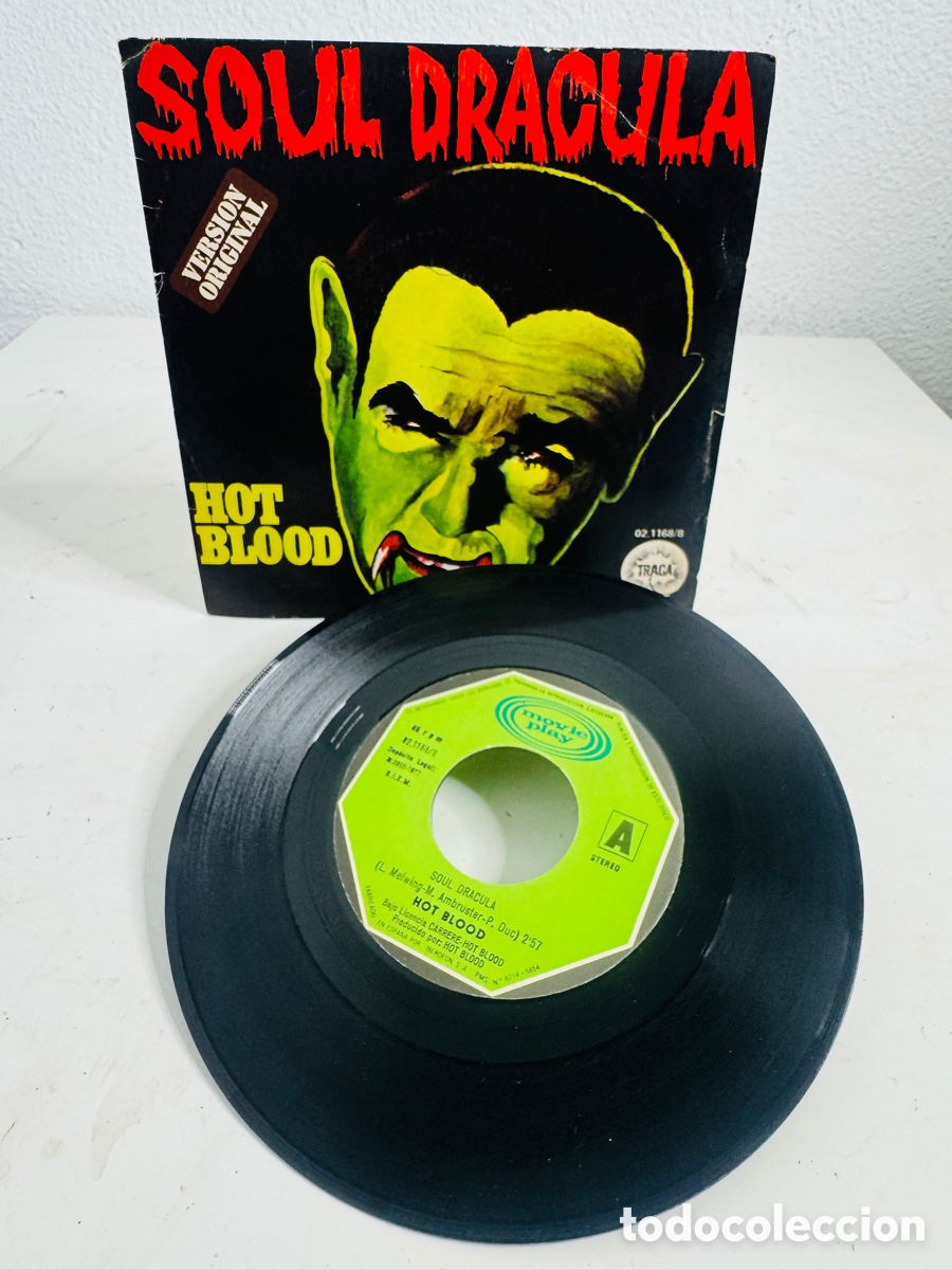 Discos de vinilo: HOT BLOOD - SOUL DRACULA - SINGLE - 1977 - Foto 4