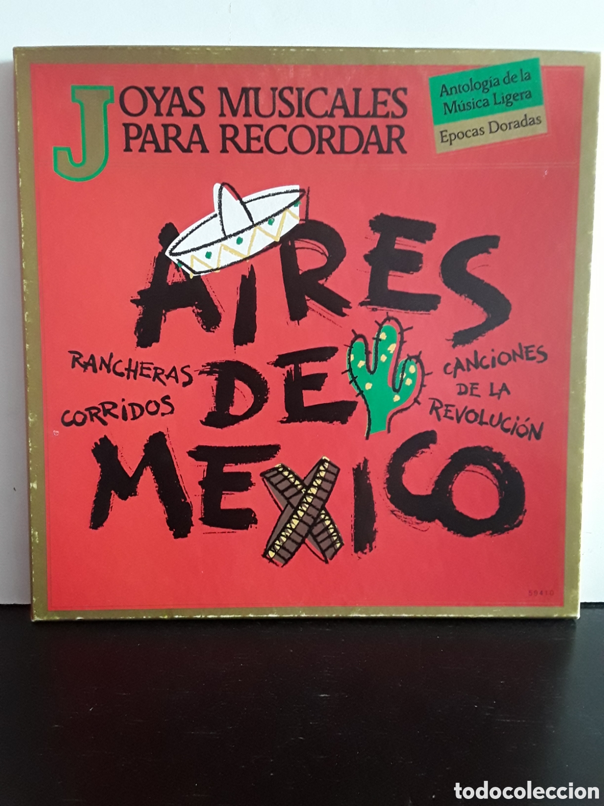 Vinyl records: Aires De Mexico. Rancheras. Corridos. Canciones De La Revoluci&oacute;n 3X12&rdquo;