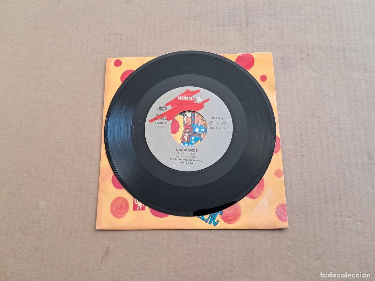 Discos de vinilo: LAS MANOS DE ORLAC - BOOGALOO SINGLE 1990 - Foto 2