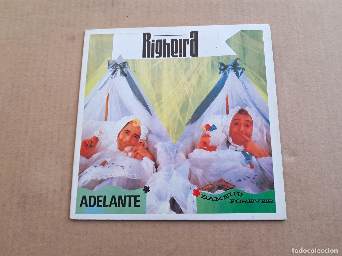 Discos de vinilo: RIGHEIRA - ADELANTE SINGLE 1987 - Foto 1