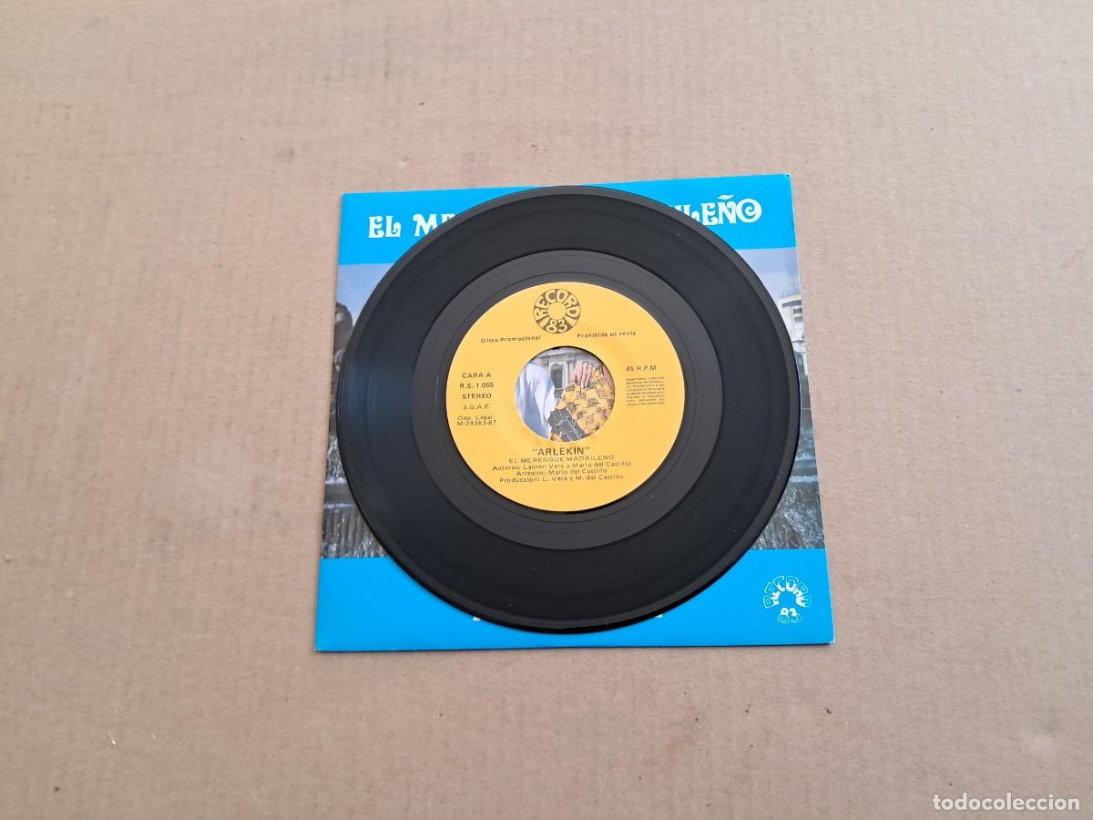 Discos de vinilo: ARLEKIN - EL MERENGUE MADRILE&Ntilde;O SINGLE 1986 - Foto 2