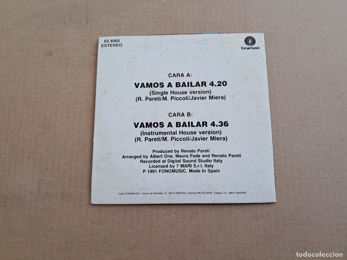 Discos de vinilo: DIDAO - VAMOS A BAILAR SINGLE 1991 - Foto 3