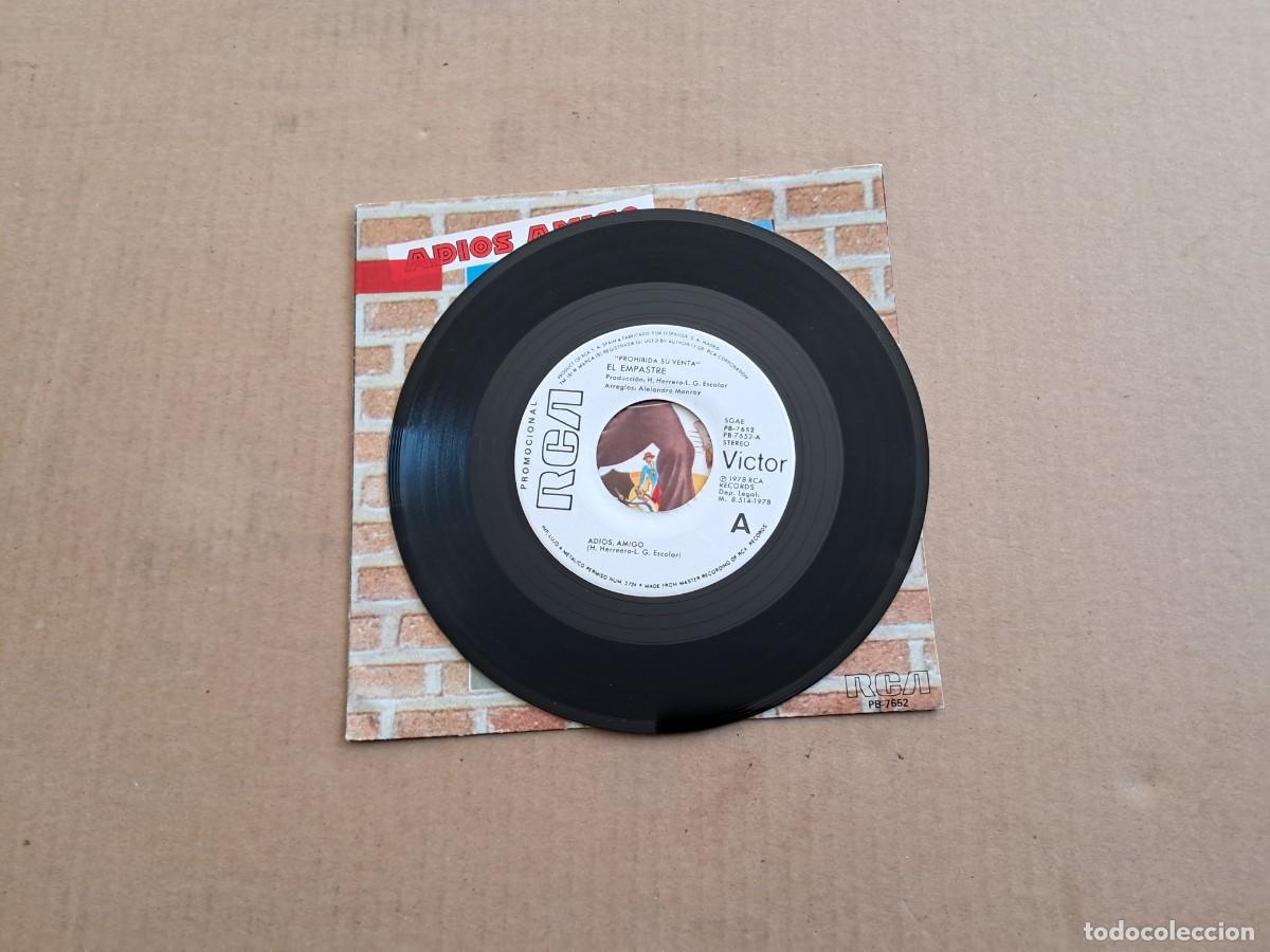 Discos de vinilo: EL EMPASTRE - ADISO AMIGO SINGLE 1978 - Foto 2