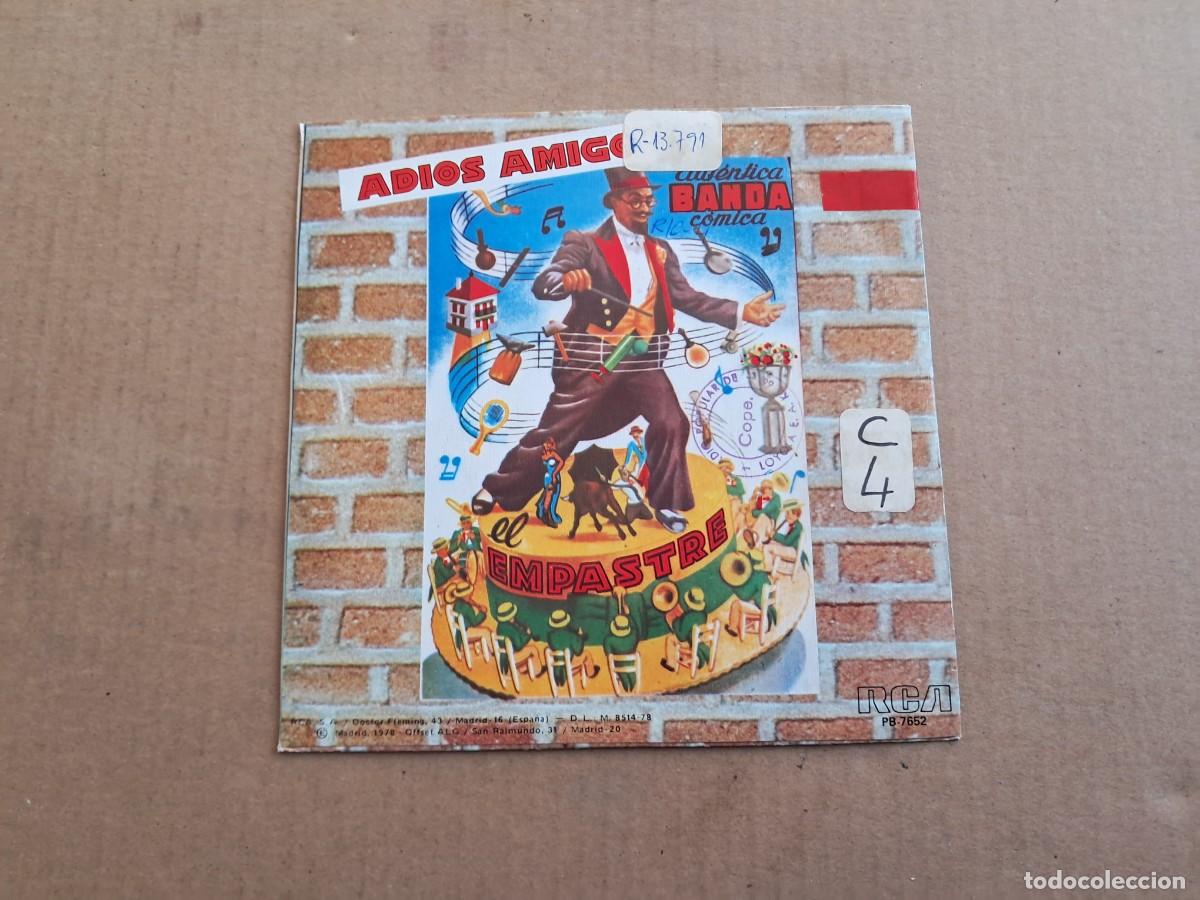 Discos de vinilo: EL EMPASTRE - ADISO AMIGO SINGLE 1978 - Foto 3