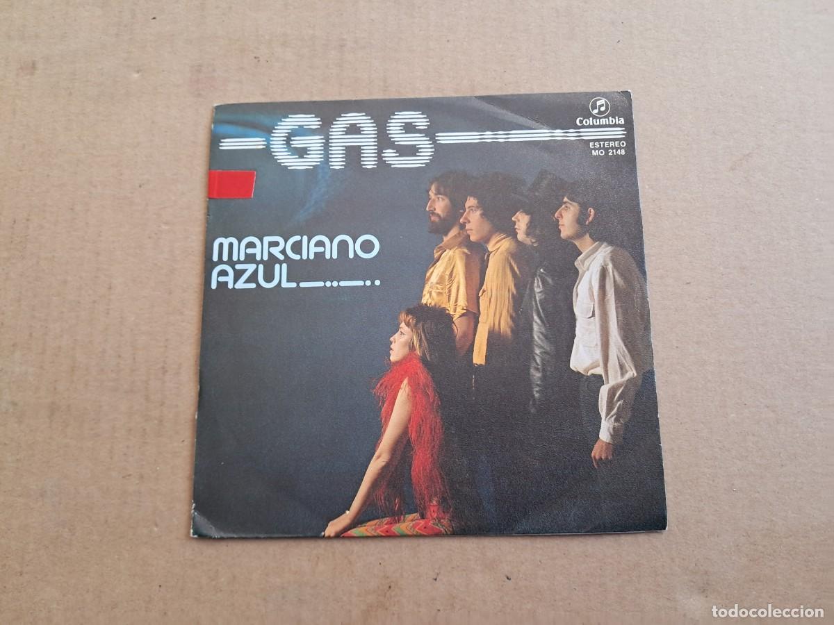 Discos de vinilo: GAS - MARCIANO AZUL SINGLE 1982 - Foto 1