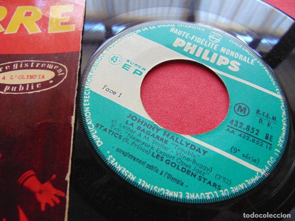 Discos de vinilo: Johnny Hallyday &ndash; La Bagarre -SINGLE FRANCES - Foto 5