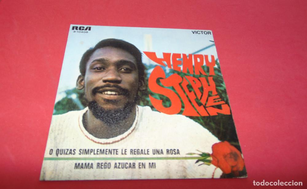 Discos de vinilo: HENRY STEPHEN - O QUIZAS SIMPLEMENTE LE REGALE UNA ROSA - SINGLE 1969 - Foto 1