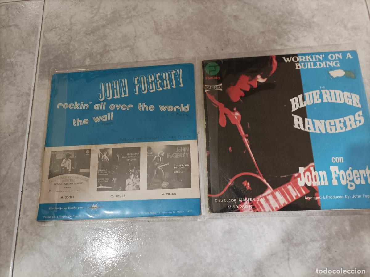 Discos de vinilo: John Fogerty singles - Foto 2