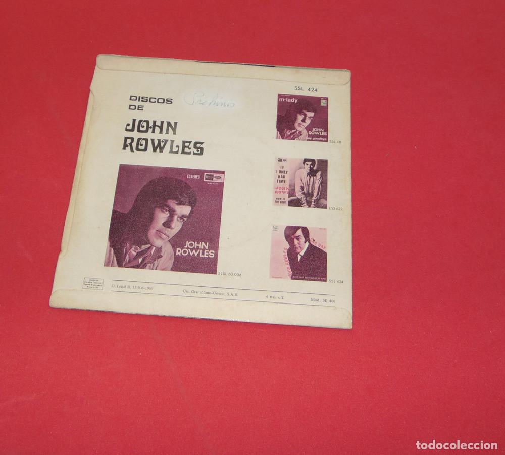 Discos de vinilo: JOHN ROWLES - ONE DAY - SINGLE 1969 - Foto 3