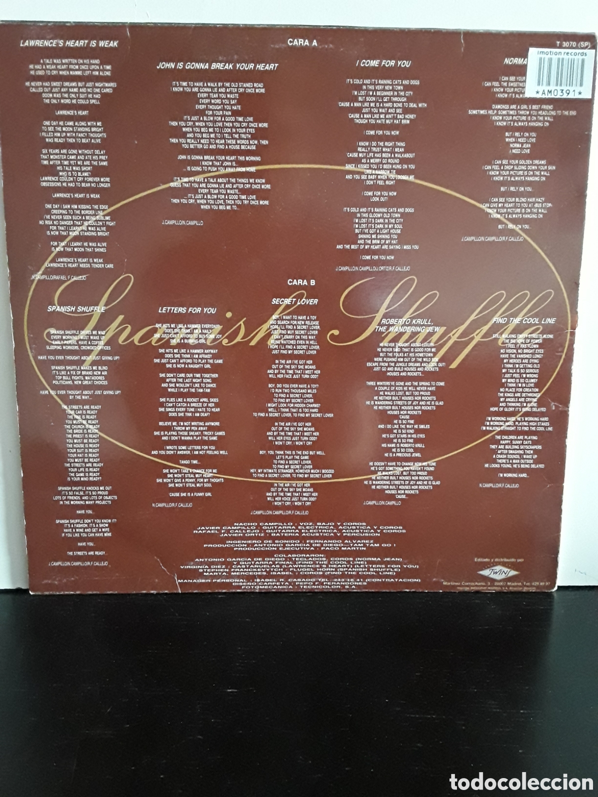 Discos de vinilo: Tam Tam Go! &lrm;&ndash; Spanish Shuffle - Foto 2