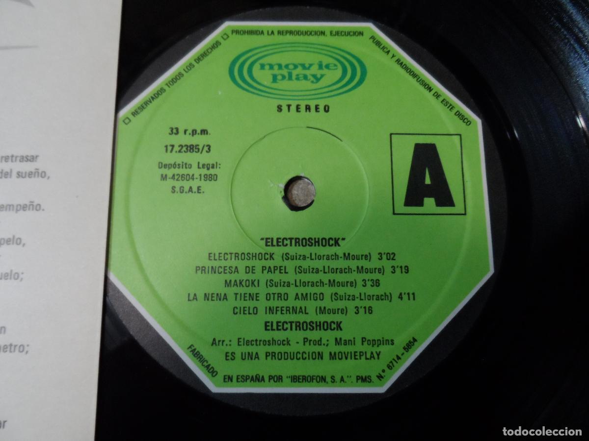 Discos de vinilo: ELECTROSHOCK - ELECTROSHOCK (SPAIN 1980) - Foto 3