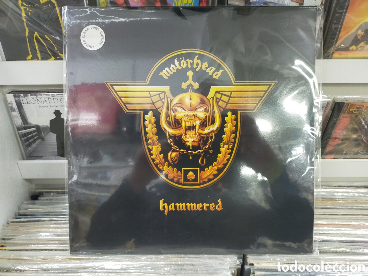 Discos de vinilo: Motorhead LP hammered precintado vinilo en color - Foto 1