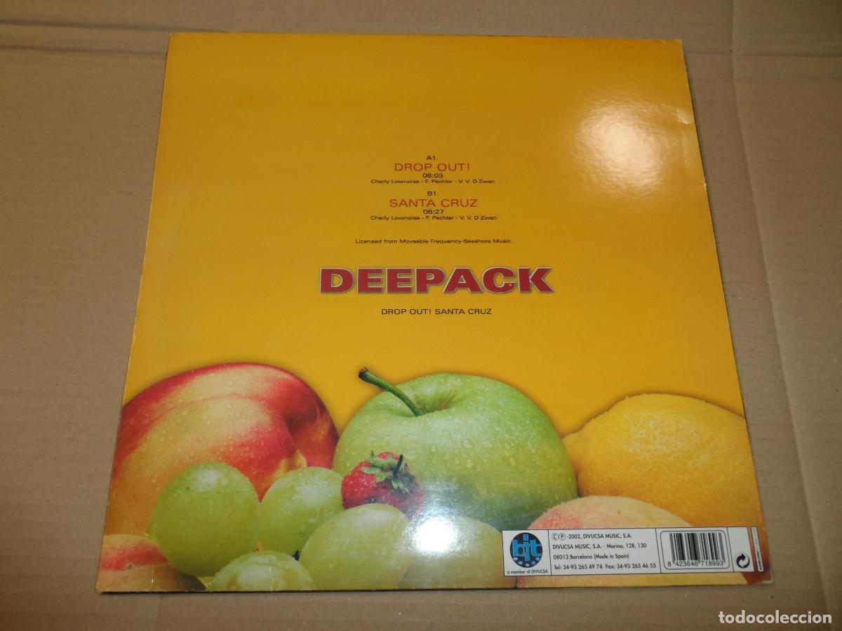 Discos de vinilo: DEEPACK - DROP OUT! / SANTA CRUZ - Foto 2