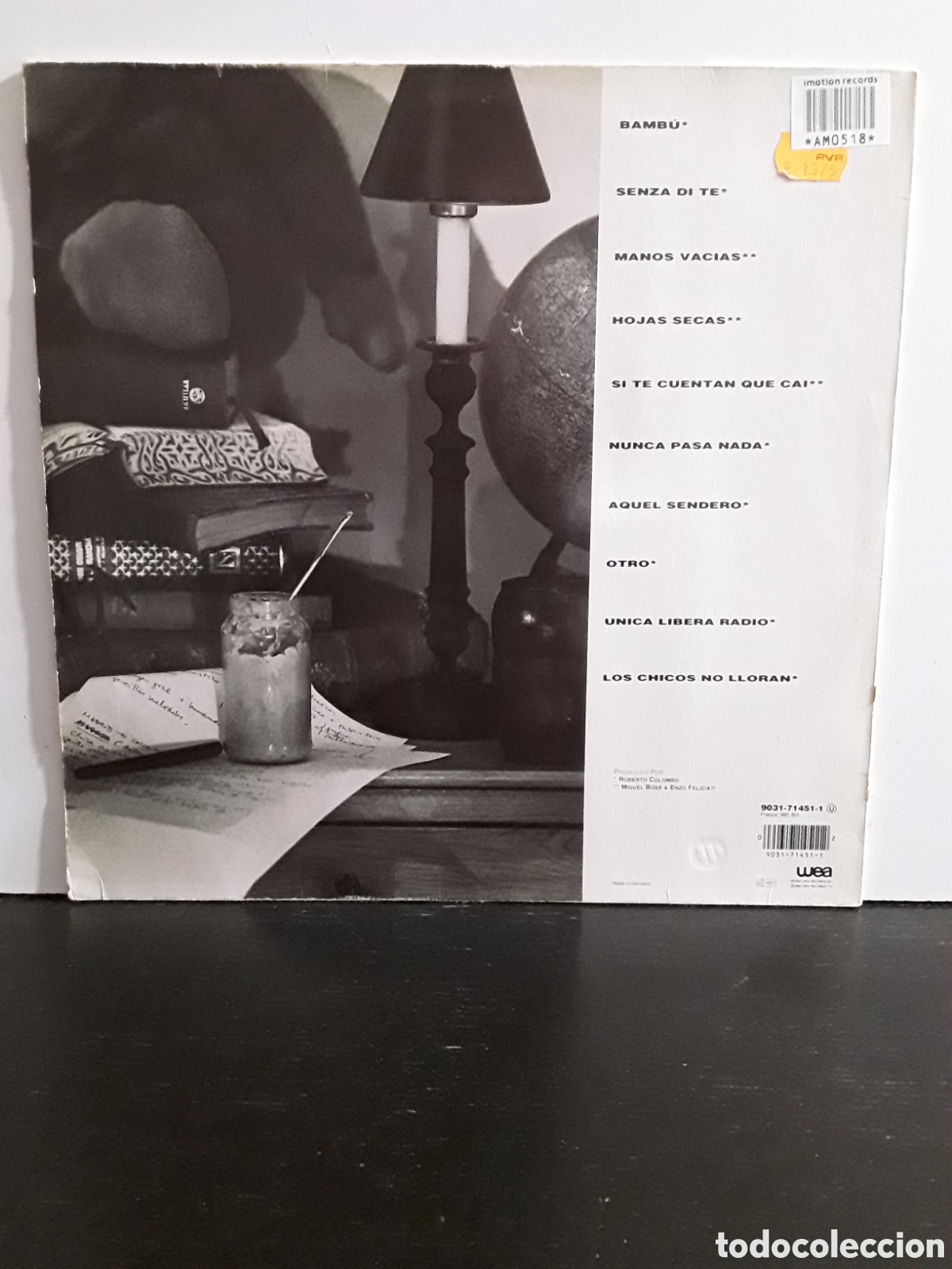 Discos de vinilo: Miguel Bos&eacute; &lrm;&ndash; Los Chicos No Lloran - Foto 2