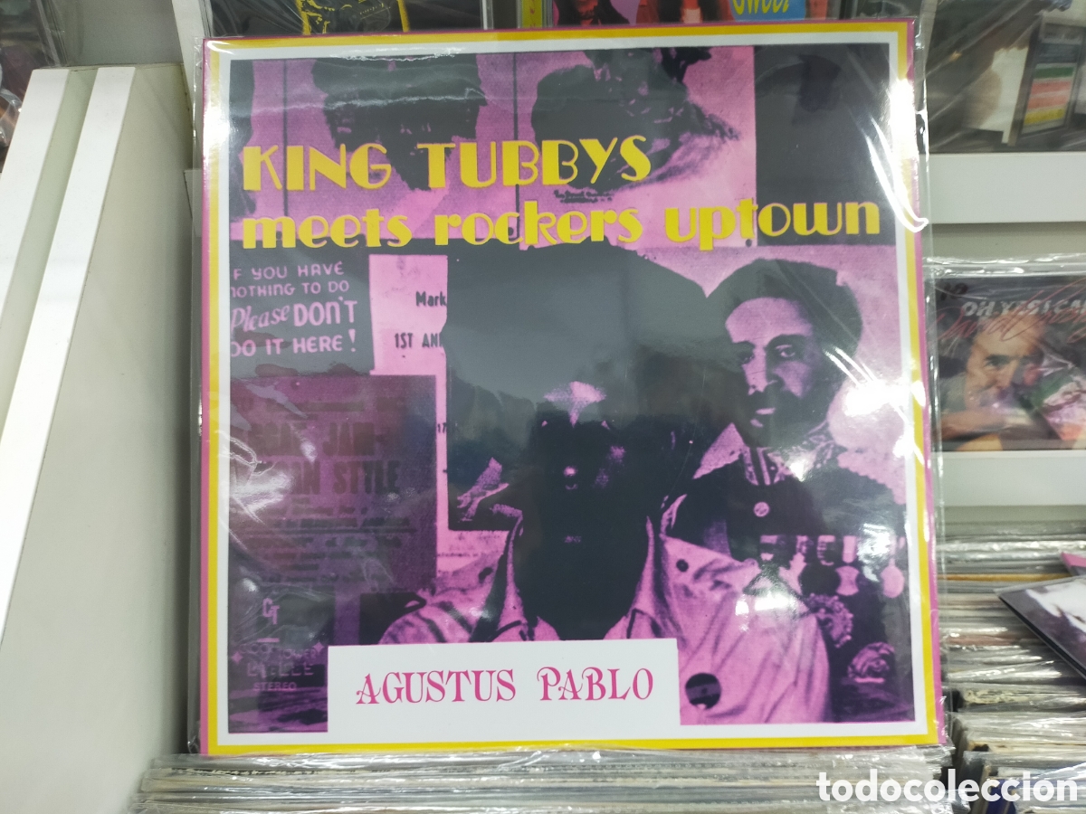 Discos de vinilo: Agustus Pablo LP king tubbys meets rockers uptown precintado