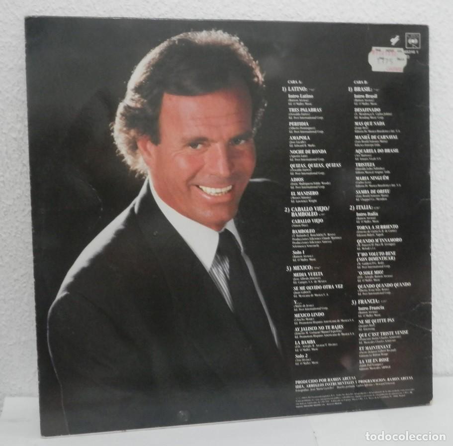 Discos de vinilo: DISCO LP DE VINILO DE JULIO IGLESIAS - Foto 2