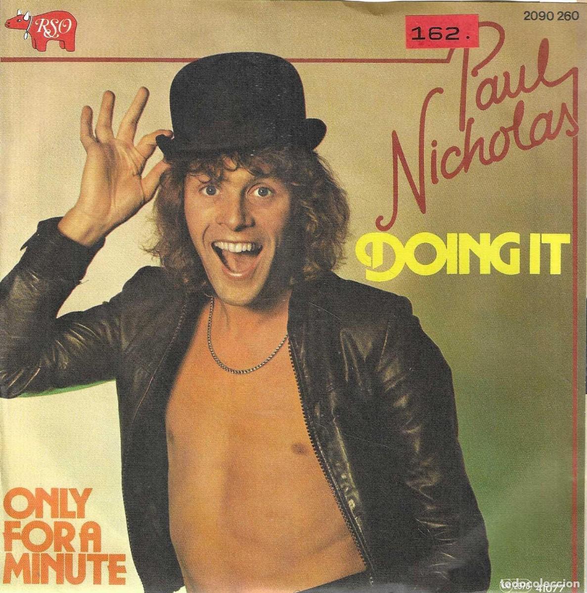 Discos de vinilo: PAUL NICHOLAS - DOING IT - ONLY FOR A MINUTE - RSO 1977 - Foto 4