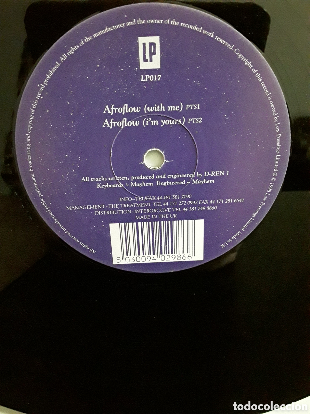 Discos de vinilo: D-Ren 1 &lrm;&ndash; Afroflow HOUSE - Foto 1
