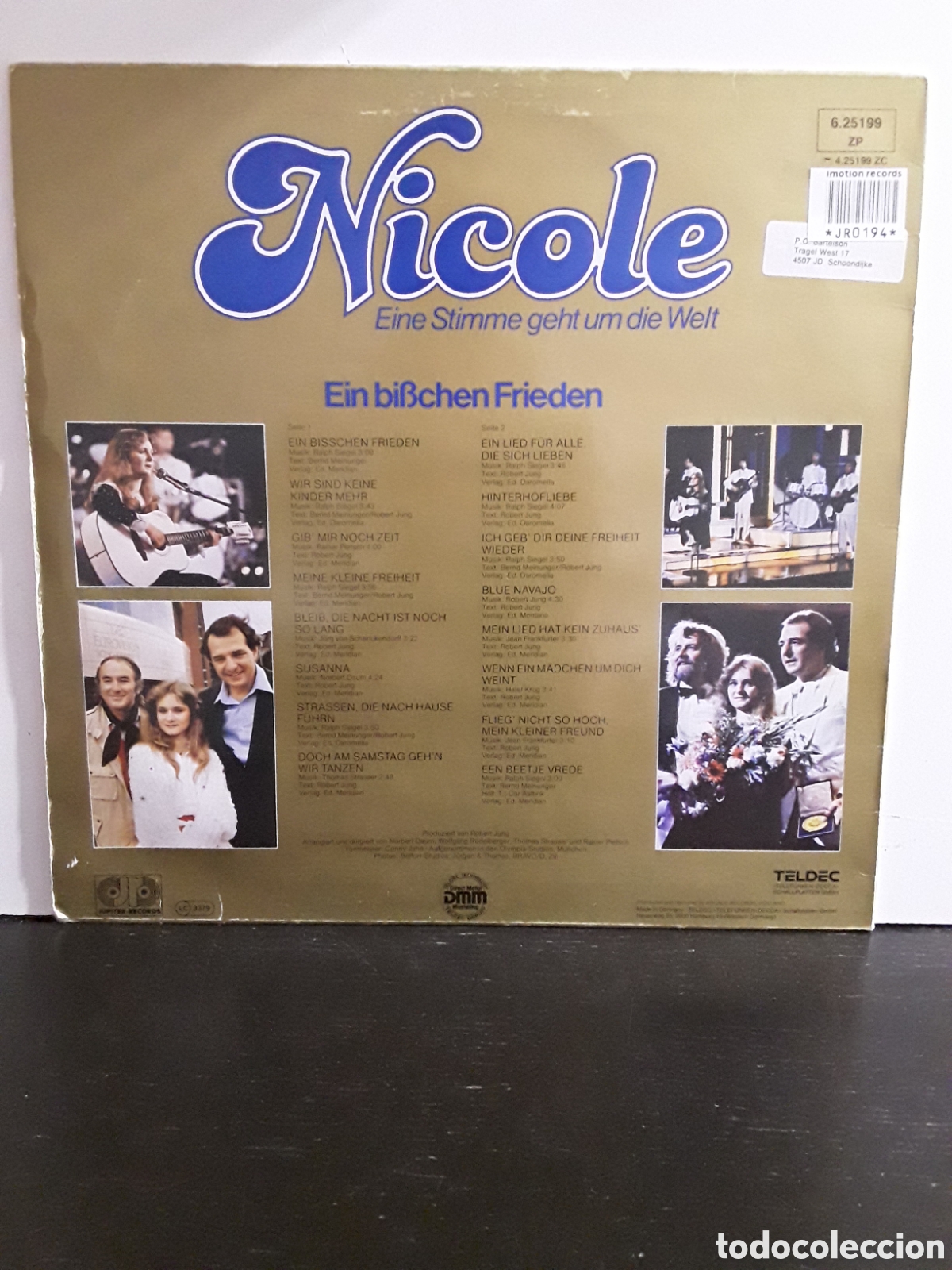 Discos de vinilo: Nicole &lrm;&ndash; Ein Bi&szlig;chen Frieden - Foto 2