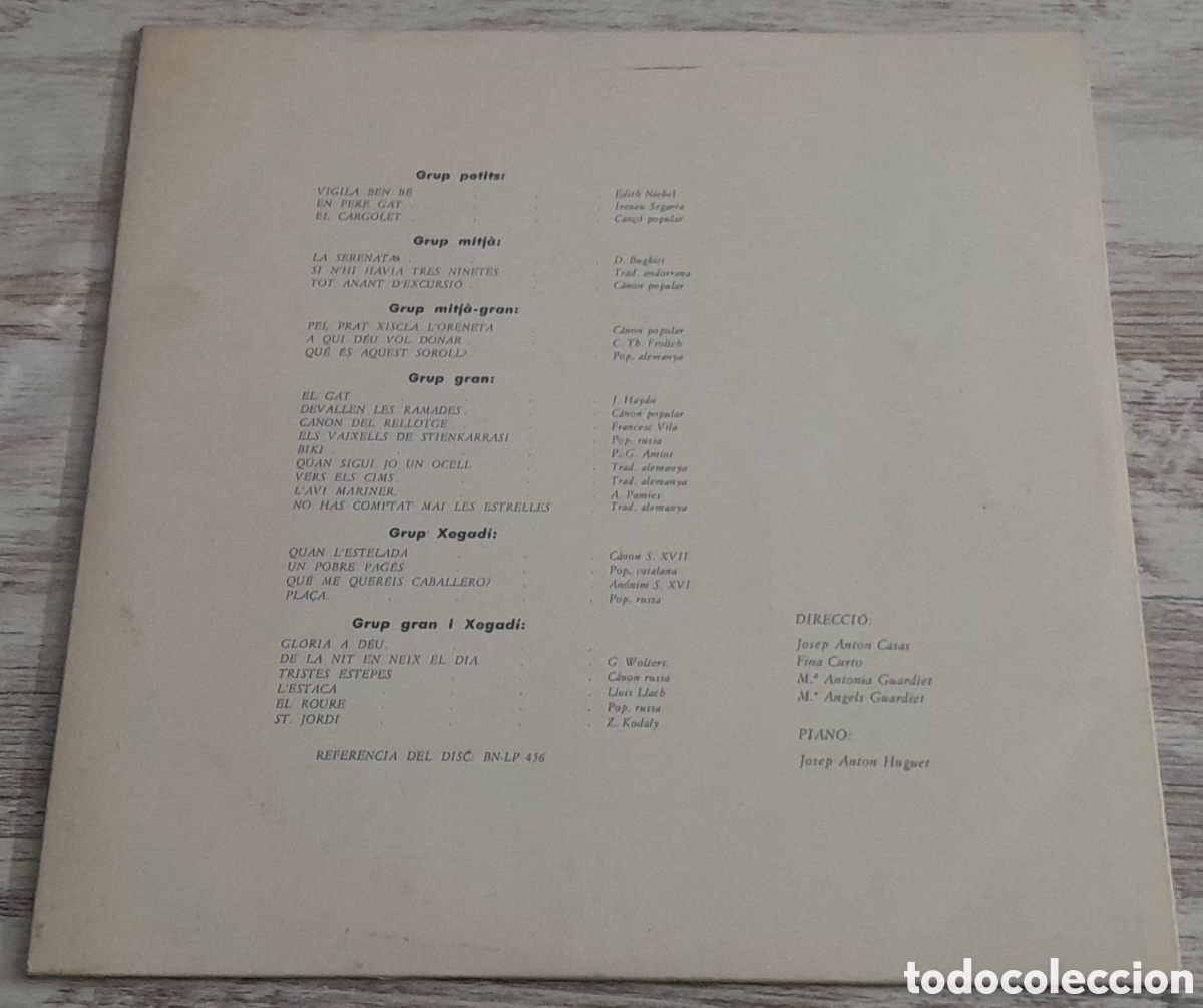 Discos de vinilo: LESPINGUET - GRUP XEGAD&Iacute; - 1975 - Foto 2
