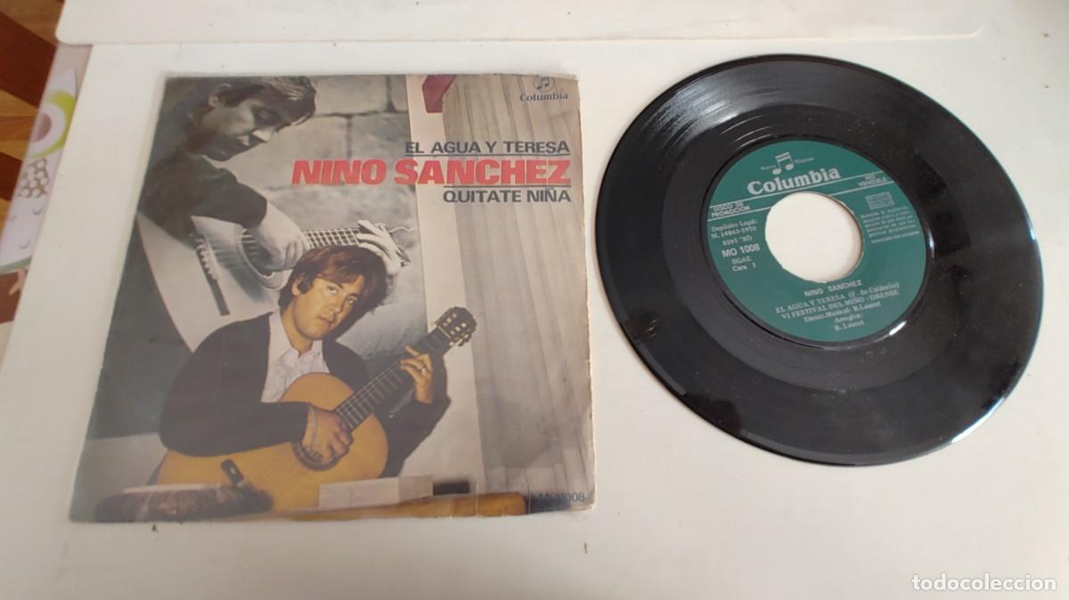 Discos de vinilo: NINO SANCHEZ-SINGLE EL AGUA Y TERESA - Foto 1
