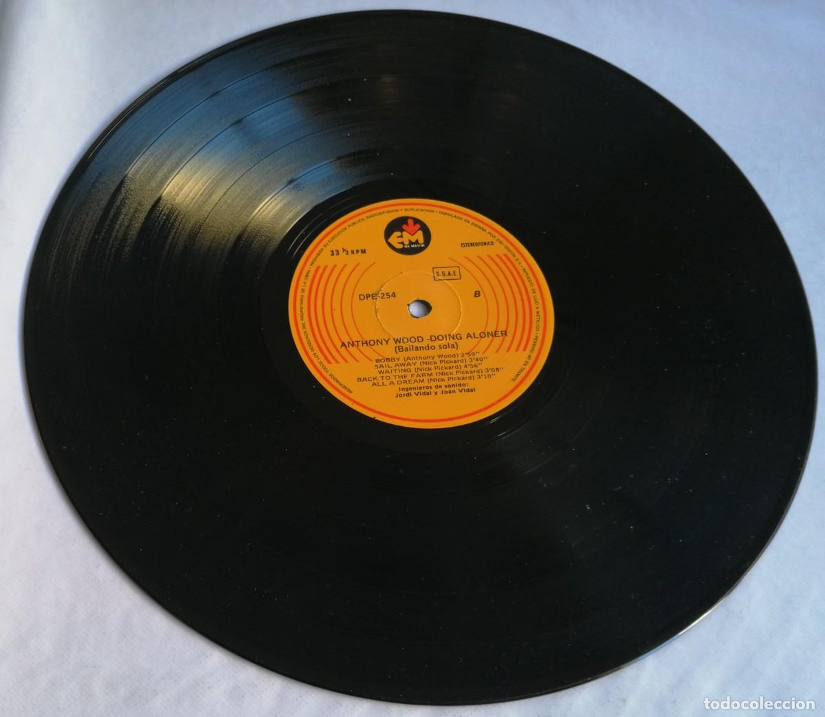 Discos de vinilo: Anthony Wood, Doing Aloner, Edi-Master &ndash; DPE-254 EM - Foto 4