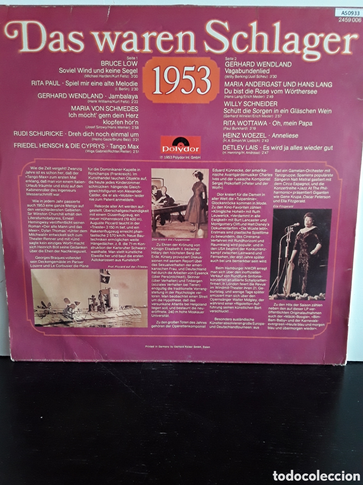Discos de vinilo: Das Waren Schlager 1953 - Foto 2