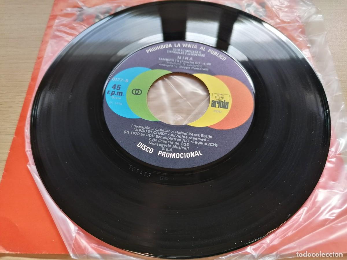 Discos de vinilo: single promocional Mina &lrm;&ndash; Estrella Del Rock (nuevo) - Foto 1