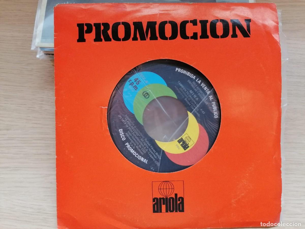 Discos de vinilo: single promocional Mina &lrm;&ndash; Estrella Del Rock (nuevo) - Foto 2