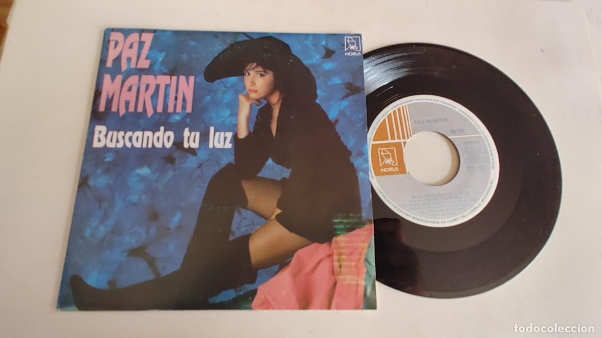 Discos de vinilo: PAZ MARTIN-SINGLE BUSCANDO LA LUZ - Foto 1