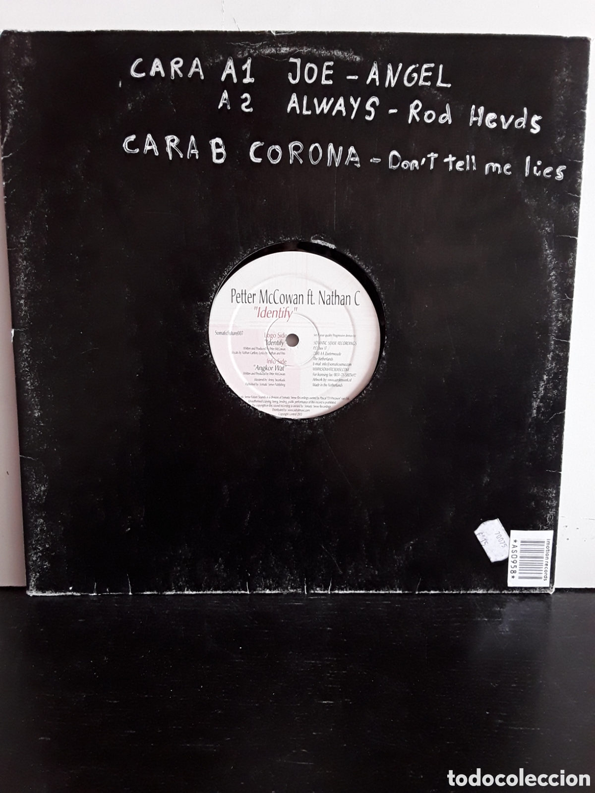 Discos de vinilo: Petter McCowan ft. Nathan &lrm;&ndash; Identify - Foto 3