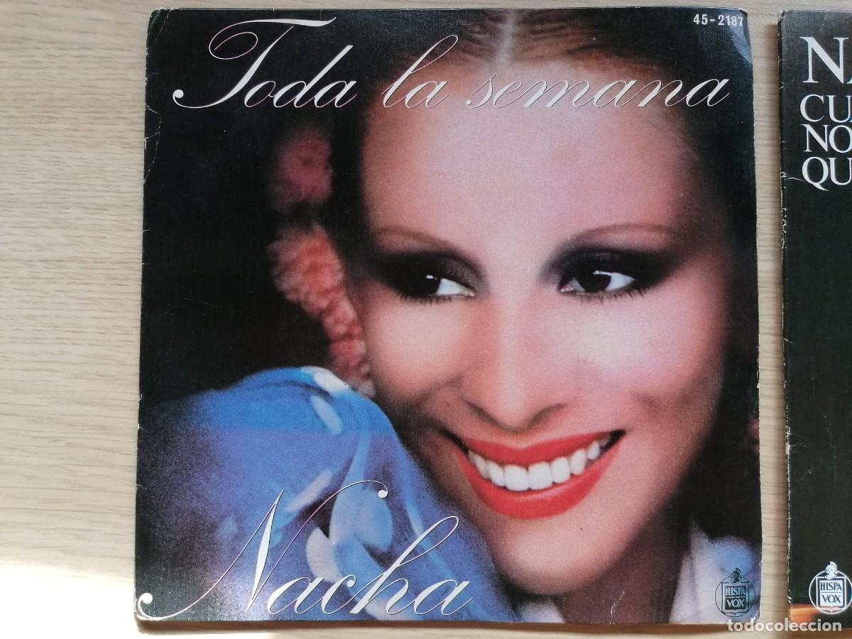 Discos de vinilo: 2 singles Nacha Guevara - Foto 1